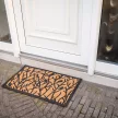 Esschert Design kókuszrost és gumi lábtörlő, madaras, 75 × 25 cm