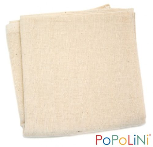 PoPoLiNi biopamut textil (tetra) pelenka - 70x70 cm (3 db)