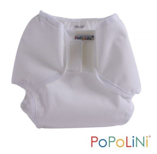 PoPoLiNi PopoWrap - pelenka külső - fehér - XS (2,5 - 4 kg)