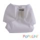 PoPoLiNi PopoWrap - pelenka külső - fehér - XS (2,5 - 4 kg)