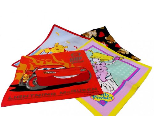 Textil zsebkendő - gyerek (12 db)