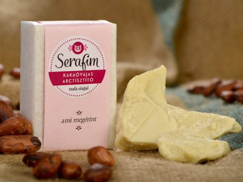 Serafim Kakaóvajas arctisztító szappan teafaolajjal - 100 g