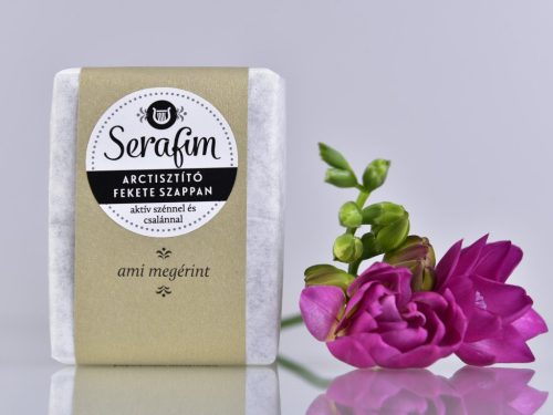 Serafim Arctisztító fekete szappan - 100 g
