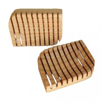 Serafim Fa szappantartó, lekerekített téglalap forma