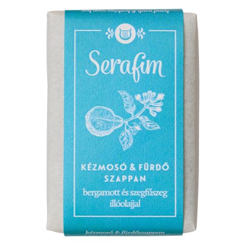 Serafim Kézmosó & Fürdőszappan - bergamott és szegfűszeg illóolajjal - 100 g