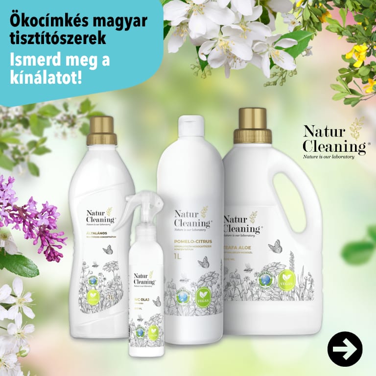 Naturcleaning Green Brand ökocímkés tisztítószerek a Zöldboltban