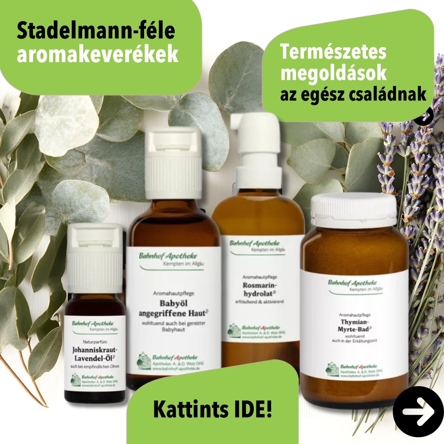 Stadelmann-féle aromakeverékek a Zöldboltban