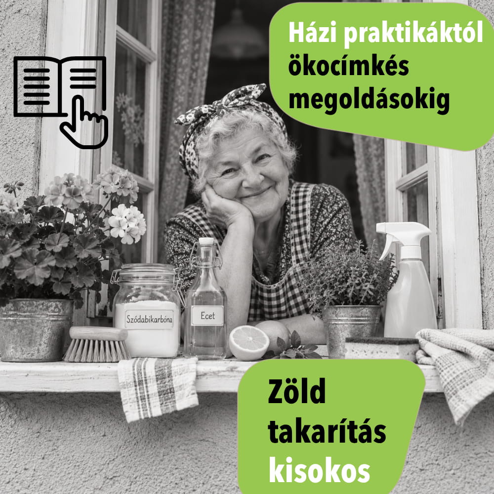 Zöld takarítás kisokos - kezdőtől a haladó szintig