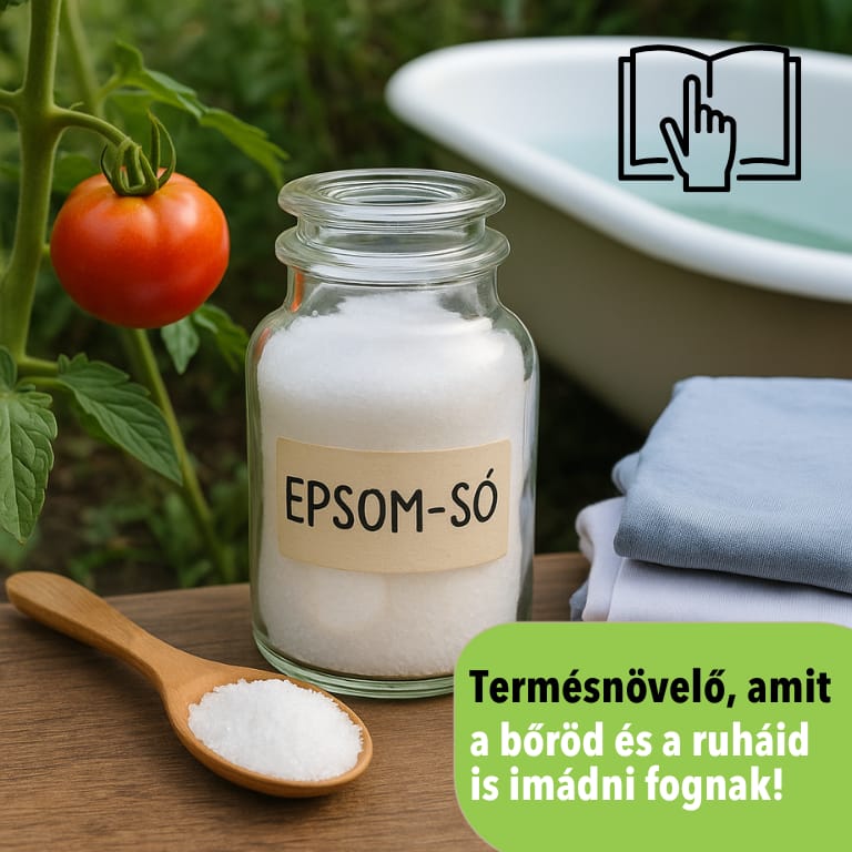 Epsom-só: a természetes termésnövelő, amit a bőröd és a ruháid is szeretnek