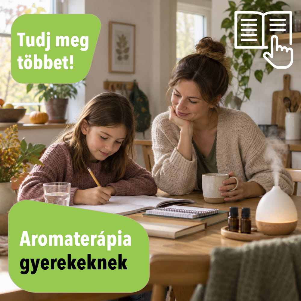 Aromaterápia gyerekeknek – illatok a tanuláshoz, pihenéshez és az esti rutinhoz