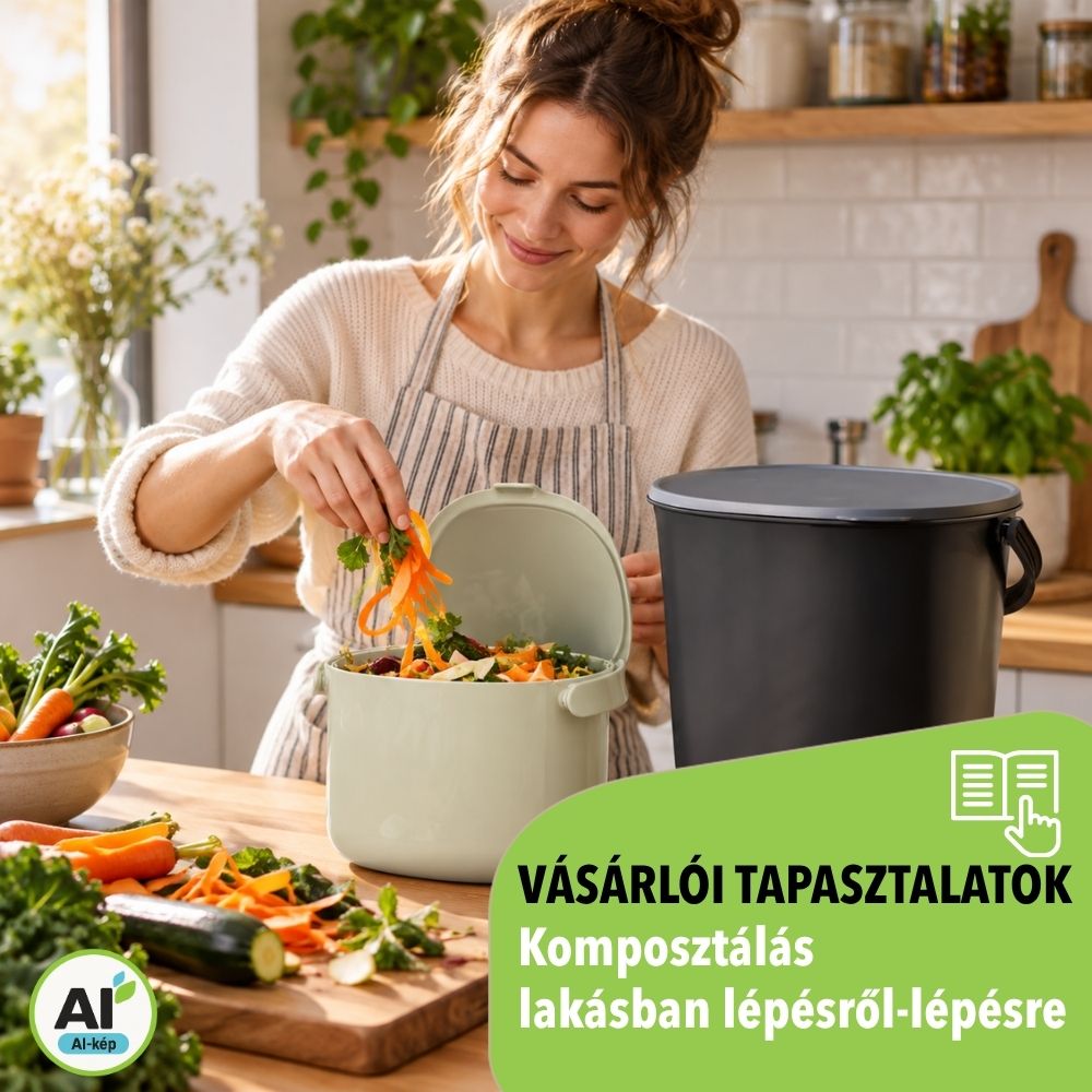 Komposztálás lakásban Bokashi komposztálóval – valódi vásárlói tapasztalatok