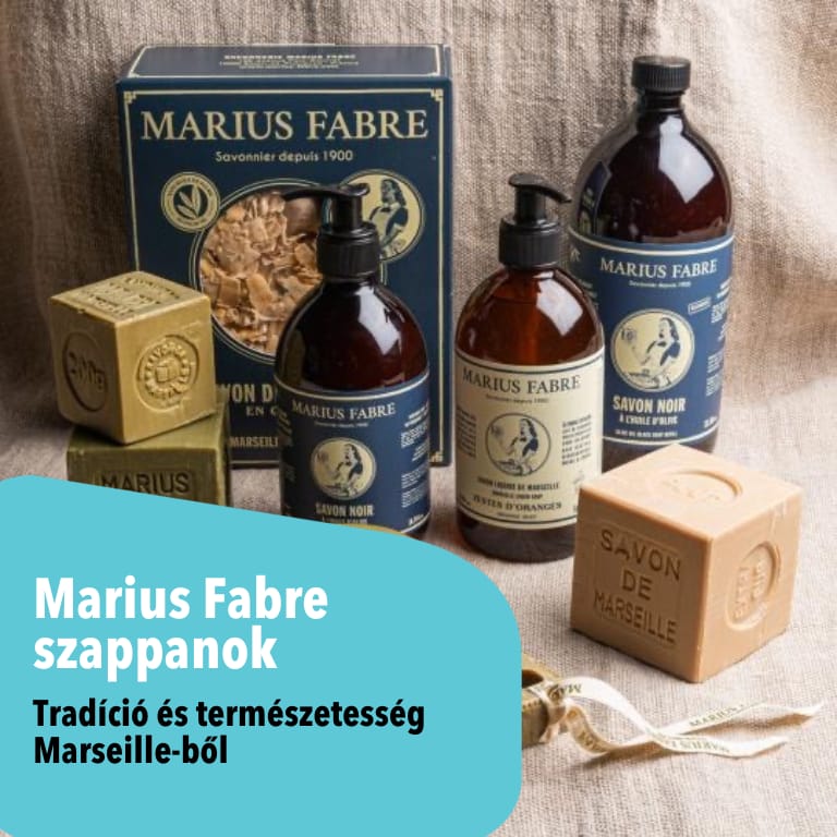 Fedezd fel a Marius Fabre tradicionális szappanok és tisztítószerek világát!