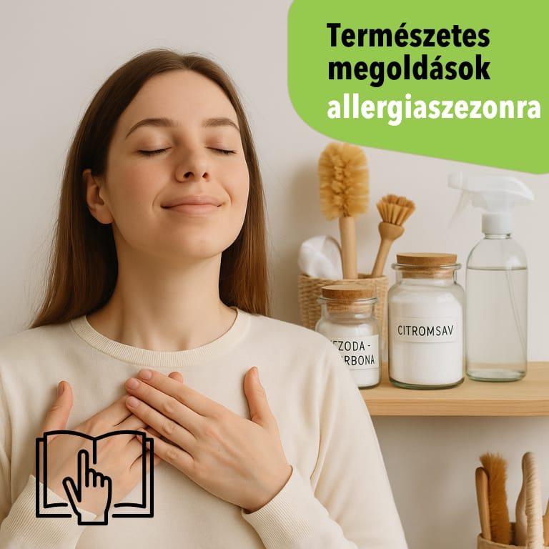 Természetes megoldások allergiaszezonra – tiszta otthon, erős immunrendszer, enyhébb tünetek