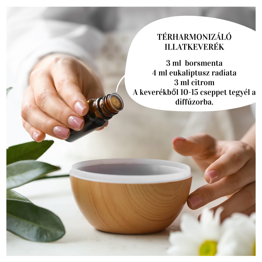 Térharmonizáló illóolajkeverék