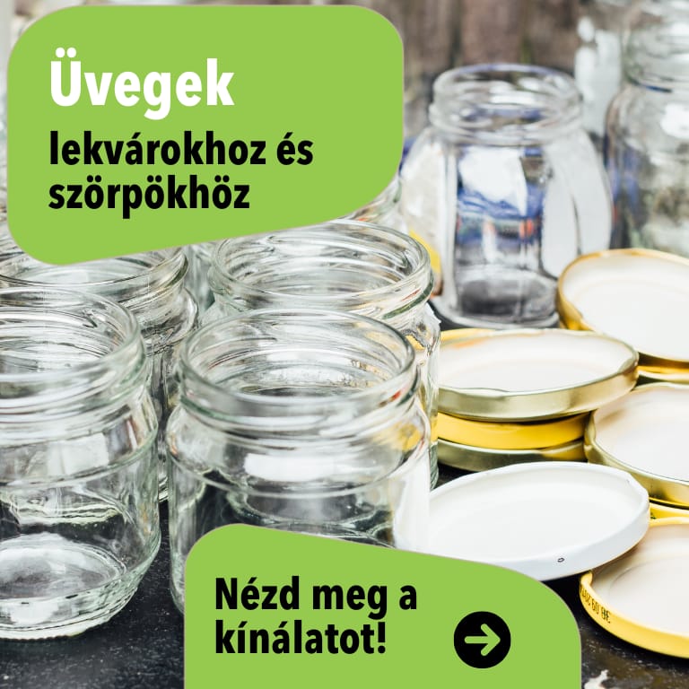 Csatosüvegek, befőttesüvegek és pótalkatrészek - Zöldbolt