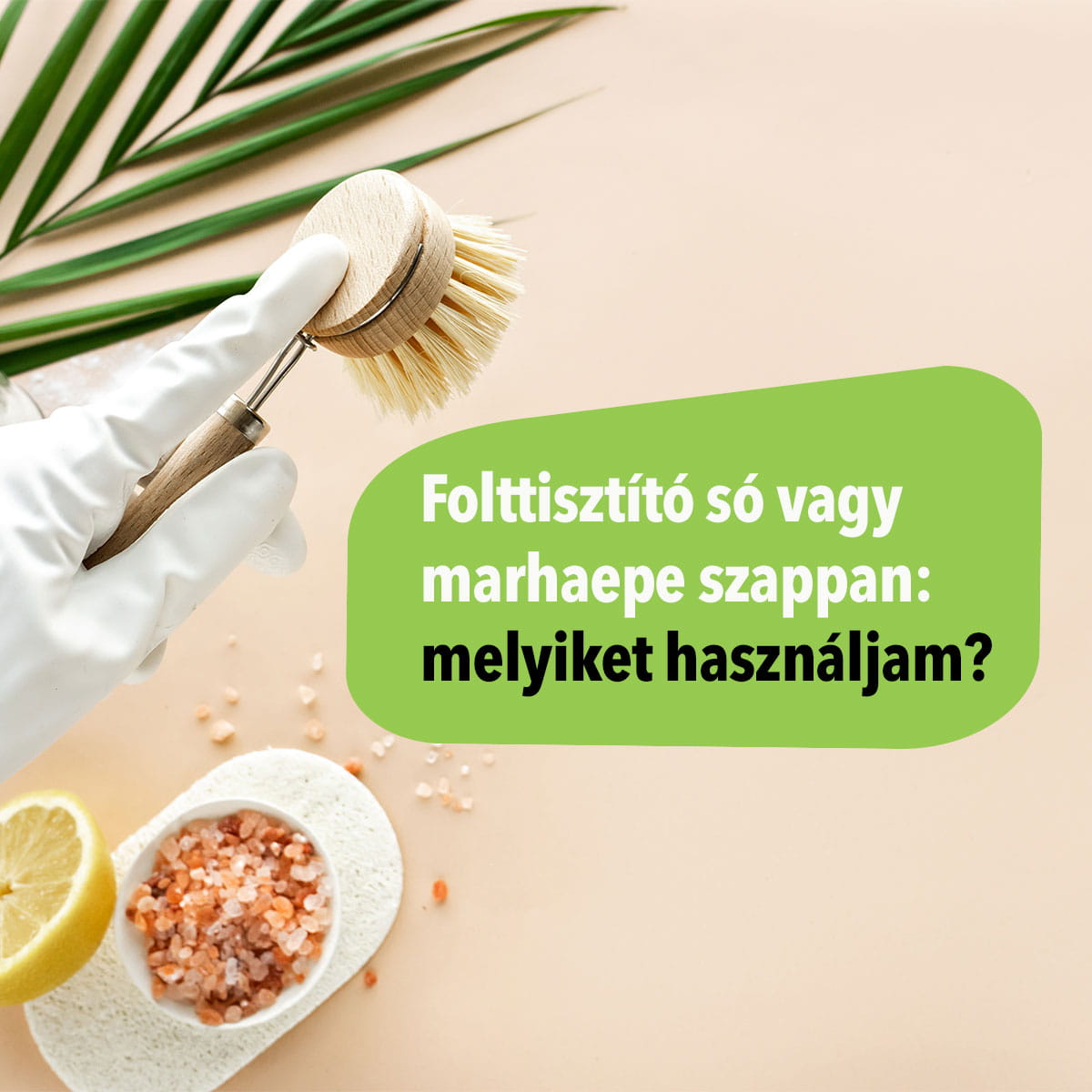 Folttisztító só vagy marhaepe szappan? Melyiket használjam?  - Zöld tippek 5. rész