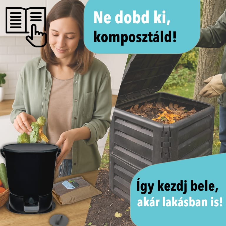 Ne dobd ki, komposztáld! Így kezdj bele akár a lakásban is