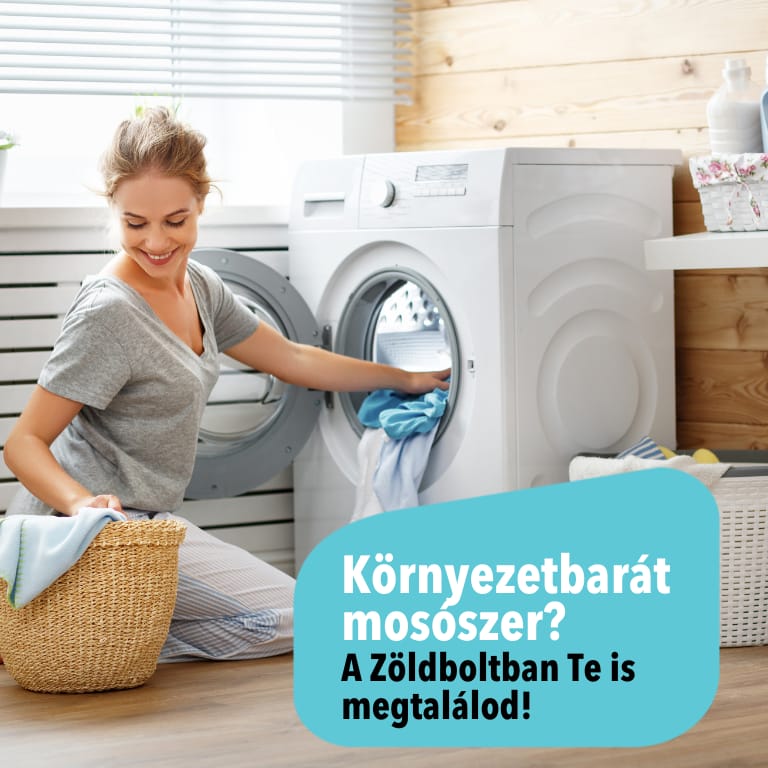 Mosószerek kínálata a Zöldboltban