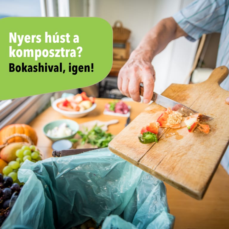 Lehet-e nyers húst komposztálni a Bokashi Organko komposztálókban?