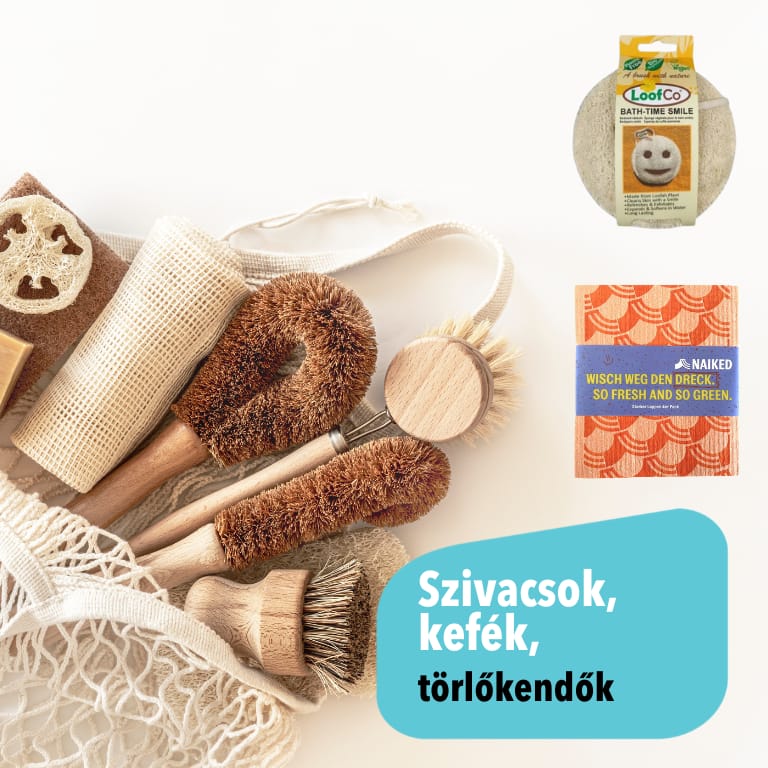 Szivacsok, kefék, törlőkendők - Zöldbolt