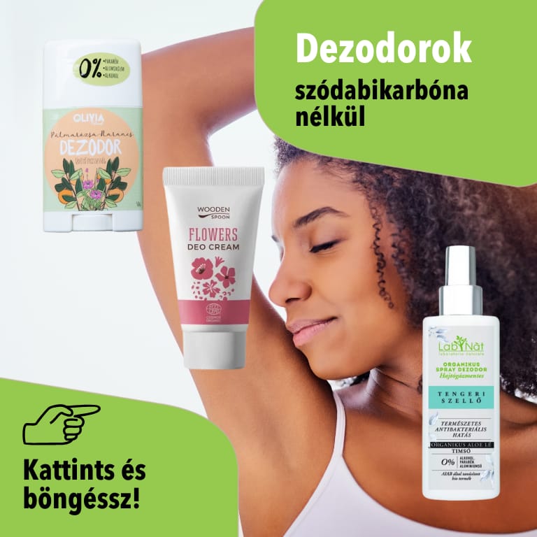 Dezodorok szódabikarbóna nélkül - Zöldbolt